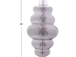 ΛΑΜΠΤΗΡΑΣ LED FILAMENT 8W E27 3000K SMOKE COLOR DIMMABLE HM4056.03