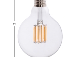 ΛΑΜΠΤΗΡΑΣ GLOBO LED FILAMENT 12W E27 3000K ΔΙΑΦΑΝΟΣ HM4049.01