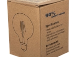 ΛΑΜΠΤΗΡΑΣ GLOBO LED FILAMENT 8W E27 3000K ΔΙΑΦΑΝΟΣ DIMMABLE HM4050.01