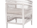 ΠΟΛΥΘΡΟΝΑ MALAWI HM9635.02 ΞΥΛΟ ΜΑΟΝΙ ΜΕ RATTAN ΛΕΥΚΟ-ΛΕΥΚΟ ΜΑΞΙΛΑΡΙ 80x70x86Υεκ.