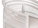 ΠΟΛΥΘΡΟΝΑ MALAWI HM9635.02 ΞΥΛΟ ΜΑΟΝΙ ΜΕ RATTAN ΛΕΥΚΟ-ΛΕΥΚΟ ΜΑΞΙΛΑΡΙ 80x70x86Υεκ.
