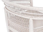 ΠΟΛΥΘΡΟΝΑ MALAWI HM9635.02 ΞΥΛΟ ΜΑΟΝΙ ΜΕ RATTAN ΛΕΥΚΟ-ΛΕΥΚΟ ΜΑΞΙΛΑΡΙ 80x70x86Υεκ.
