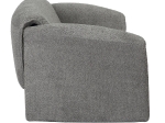 ΚΑΝΑΠΕΣ ΔΙΘΕΣΙΟΣ LAFORGE HM9680.01 ΜΕΤΑΛΛΙΚΟΣ ΣΚΕΛΕΤΟΣ-ΓΚΡΙ ΜΠΟΥΚΛΕ ΥΦΑΣΜΑ 160x80x63Υεκ.