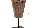 ΕΠΙΤΡΑΠΕΖΙΟ ΔΙΑΚΟΣΜΗΤΙΚΟ ΠΡΟΣΩΠΟ HM4315 PARAS STONE-ΜΕΤΑΛΛΙΚΟ ΜΑΥΡΟ STAND 10x7x21Υ εκ.
