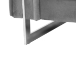 ΚΑΝΑΠΕΣ τ.CHESTERFIELD MOBAR HM3263.01 ΓΚΡΙ ΒΕΛΟΥΔΟ-ΜΕΤΑΛΛΙΚΑ ΠΟΔΙΑ 212x87x68Υεκ