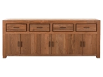ΜΠΟΥΦΕΣ GRAYSON HM9802 ΑΝΑΚΥΚΛΩΜΕΝΟ ΞΥΛΟ TEAK ΣΕ ΦΥΣΙΚΟ 220x50x90Υεκ.