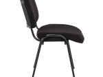 ΚΑΡΕΚΛΑ JANISHA HM1010.11 HOMEMARKT ΜΕ ΥΦΑΣΜΑ ΜΑΥΡΟ 53,5x59x77Υεκ.