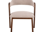 ΚΑΡΕΚΛΑ RIDER HM9734.02 RUBBERWOOD ΣΕ ΚΑΡΥΔΙ-ΥΦΑΣΜΑ ΕΚΡΟΥ 59x59x83Yεκ.