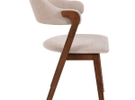 ΚΑΡΕΚΛΑ RIDER HM9734.02 RUBBERWOOD ΣΕ ΚΑΡΥΔΙ-ΥΦΑΣΜΑ ΕΚΡΟΥ 59x59x83Yεκ.