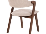 ΚΑΡΕΚΛΑ RIDER HM9734.02 RUBBERWOOD ΣΕ ΚΑΡΥΔΙ-ΥΦΑΣΜΑ ΕΚΡΟΥ 59x59x83Yεκ.