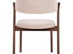 ΚΑΡΕΚΛΑ RIDER HM9734.02 RUBBERWOOD ΣΕ ΚΑΡΥΔΙ-ΥΦΑΣΜΑ ΕΚΡΟΥ 59x59x83Yεκ.