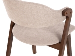 ΚΑΡΕΚΛΑ RIDER HM9734.02 RUBBERWOOD ΣΕ ΚΑΡΥΔΙ-ΥΦΑΣΜΑ ΕΚΡΟΥ 59x59x83Yεκ.