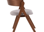 ΚΑΡΕΚΛΑ NEKKER HM9739.01 RUBBERWOOD ΣΕ ΚΑΡΥΔΙ-ΜΠΕΖ ΥΦΑΣΜΑ ΚΑΘΙΣΜΑ 56x55x78Yεκ.