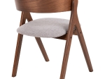 ΚΑΡΕΚΛΑ NEKKER HM9739.01 RUBBERWOOD ΣΕ ΚΑΡΥΔΙ-ΜΠΕΖ ΥΦΑΣΜΑ ΚΑΘΙΣΜΑ 56x55x78Yεκ.