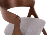 ΚΑΡΕΚΛΑ NEKKER HM9739.01 RUBBERWOOD ΣΕ ΚΑΡΥΔΙ-ΜΠΕΖ ΥΦΑΣΜΑ ΚΑΘΙΣΜΑ 56x55x78Yεκ.