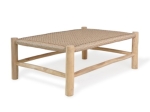 ΤΡΑΠΕΖΙ ΣΑΛΟΝΙΟΥ LONDER HM5985 ΞΥΛΟ ΤΕΑΚ- ΣΥΝΘΕΤΙΚΟ RATTAN-ΦΥΣΙΚΟ 119x79,5x41Yεκ.