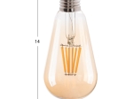 ΛΑΜΠΤΗΡΑΣ HM4188.02 LED FILAMENT 8W E27 DIMMABLE 3000K GOLD