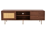 ΕΠΙΠΛΟ ΤΗΛΕΟΡΑΣΗΣ MEEN HM9736 MDF ΜΕ ΚΑΠΛΑΜΑ ΚΑΡΥΔΙΑΣ-ΧΡΥΣΑ ΠΟΔΙΑ 160x40x52Υεκ.
