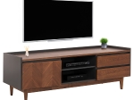 ΕΠΙΠΛΟ ΤΗΛΕΟΡΑΣΗΣ VEEN HM9741 MDF ΜΕ ΚΑΠΛΑΜΑ ΚΑΡΥΔΙΑΣ-ΚΑΡΥΔΙ&ΣΚΟΥΡΟ ΓΚΡΙ 170x40x50Υ