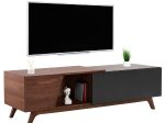 ΕΠΙΠΛΟ ΤΗΛΕΟΡΑΣΗΣ HUDSON HM9748 MDF ΚΑΠΛΑΜΑΣ ΚΑΡΥΔΙΑΣ ΚΑΡΥΔΙ&ΣΚΟΥΡΟ ΓΚΡΙ 180x40x50Υ