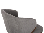 ΚΑΡΕΚΛΑ RADDER HM9749 RUBBERWOOD ΣΕ ΚΑΡΥΔΙ-ΓΚΡΙ ΥΦΑΣΜΑ 50x53x77Υεκ.