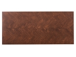 ΤΡΑΠΕΖΙ ΤΡΑΠΕΖΑΡΙΑΣ RIMER HM9742 MDF ΜΕ ΚΑΠΛΑΜΑ ΦΡΑΞΙΝΟΥ-ΚΑΡΥΔΙ ΧΡΩΜΑ 220X100x75Yεκ.
