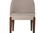 ΚΑΡΕΚΛΑ ΤΡΑΠΕΖΑΡΙΑΣ RAMMER HM9744.02 RUBBERWOOD ΣΕ ΚΑΡΥΔΙ-ΕΚΡΟΥ ΥΦΑΣΜΑ 57x55x86Υεκ.