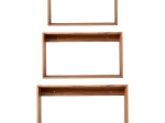 ΡΑΦΙΕΡΑ CHENGIS HM9830 3ΤΜΧ ΞΥΛΟ TEAK ΣΕ ΦΥΣΙΚΟ ΧΡΩΜΑ 60x20x38Υεκ