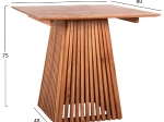 ΤΡΑΠΕΖΙ ΤΡΑΠΕΖΑΡΙΑΣ ΤΕΤΡΑΓΩΝΟ FRANTZ HM9458.11 ΜΑΣΙΦ MINDI ΞΥΛΟ 80x80x75Y εκ.