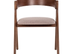 ΚΑΡΕΚΛΑ NEKKER HM9739.02 RUBBERWOOD ΣΕ ΚΑΡΥΔΙ-ΓΚΡΙ ΥΦΑΣΜΑ ΚΑΘΙΣΜΑ 56x55x78Yεκ.