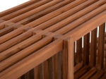 ΚΟΝΣΟΛΑ NYA HM9831 ΜΑΣΙΦ ΞΥΛΟ TEAK ΣΕ ΦΥΣΙΚΟ ΧΡΩΜΑ 130x29,5x46Υ εκ.