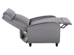 ΠΟΛΥΘΡΟΝΑ RELAX HIBER HM9782.01 ΓΚΡΙ ΒΕΛΟΥΔΟ 67,5x90x104Υ εκ.