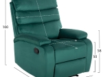 ΠΟΛΥΘΡΟΝΑ RELAX YASUMU HM9783.03 ΚΥΠΑΡΙΣΣΙ ΒΕΛΟΥΔΟ 80x93x100Υεκ.