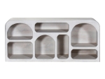 ΜΠΟΥΦΕΣ HANDYR HM9705 ΜΑΣΙΦ ΞΥΛΟ MANGO ΣΕ ΛΕΥΚΟ ΧΡΩΜΑ 165x35x75Yεκ.