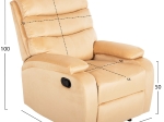 ΠΟΛΥΘΡΟΝΑ ΜΑΣΑΖ YASUMU HM9784.05 ΕΚΡΟΥ ΒΕΛΟΥΔΟ 80x93x100Υεκ.
