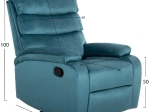 ΠΟΛΥΘΡΟΝΑ RELAX YASUMU HM9783.06 ΠΕΤΡΟΛ ΒΕΛΟΥΔΟ 80x93x100Υεκ.