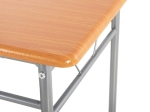 ΣΕΤ ΤΡΑΠΕΖΑΡΙΑΣ 5ΤΜΧ PEASY HM9415.02 ΜΕΤΑΛΛΟ ΑΣΗΜΙ-MDF SONAMA 110x60x75Υεκ