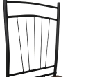 ΣΕΤ ΤΡΑΠΕΖΑΡΙΑΣ 5ΤΜΧ PEARY HM9416.01 ΜΕΤΑΛΛΟ ΜΑΥΡΟ-MDF ΚΑΡΥΔΙ 110x70x74Yεκ.