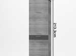 ALINA ΜΕΓΑΛΟ ΝΤΟΥΛΑΠΙ 60X55,6X213,3ΕΚ ΣΟΝΟΜΑ-ΜΟΚΚΑ