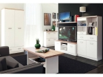 ΕΠΙΠΛΟ TV 120X42X46ΕΚ ΛΕΥΚΟ-SONOMA ΜΕ ΔΥΟ ΝΤΟΥΛΑΠΙΑ