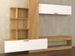 ΣΥΝΘΕΣΗ ΤΗΛΕΟΡΑΣΗΣ OMELA 260X42X193ΕΚ ΧΡΥΣΟΣ ΔΡΥΣ ΜΕ ΛΕΥΚΟ