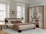 ΝΤΟΥΛΑΠΑ ΤΕΤΡΑΦΥΛΛΗ SCARLET SONOMA-WENGE 180X58X212ΕΚ