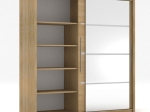 ΝΤΟΥΛΑΠΑ ΔΙΦΥΛΛΗ ILONA SONOMA 180X61X215ΕΚ MDF