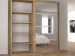 ΝΤΟΥΛΑΠΑ ΔΙΦΥΛΛΗ ILONA SONOMA 180X61X215ΕΚ MDF