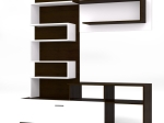 ΣΥΝΘΕΣΗ ΤΗΛΕΟΡΑΣΗΣ JASMIN 170X41.5X170ΕΚ WENGE(ΣΟΚΟΛΑ)-ΛΕΥΚΟ
