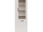 ΒΙΤΡΙΝΑ VERNE ΜΟΝΟΦΥΛΛΗ 59.7X37.2X191.6CM ΛΕΥΚΟ-ΦΥΣΙΚΟΣ ΔΡΥΣ