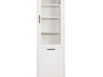 ΒΙΤΡΙΝΑ VERNE ΜΟΝΟΦΥΛΛΗ 59.7X37.2X191.6CM ΛΕΥΚΟ-ΦΥΣΙΚΟΣ ΔΡΥΣ