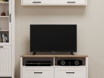 ΕΠΙΠΛΟ TV VERNE 137.9X45X52.1CM ΛΕΥΚΟ-ΦΥΣΙΚΟΣ ΔΡΥΣ