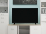 ΕΠΙΠΛΟ TV 120X42X46ΕΚ ΛΕΥΚΟ-SONOMA ΜΕ ΔΥΟ ΝΤΟΥΛΑΠΙΑ