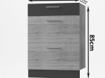 ALINA  ΣΥΡΤΑΡΙΕΡΑ ΚΑΤΩ 60X44,5X85ΕΚ ΣΟΝΟΜΑ-ΜΟΚΚΑ